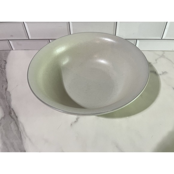 Vintage Ceramic Serving Bowl Floral Design Cream White Kitchenware - Picture 7 of 11